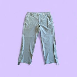 Eddie Bauer Grey Ladies Stretch Capri Ripstop‎ Crop Pant Women’s Size 8